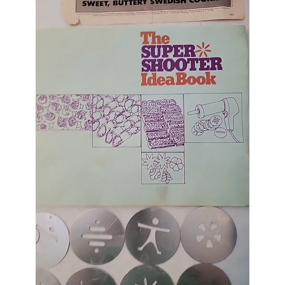 Wear Ever Super Shooter Electric Cookie Press Candy Maker Decor Vintage Box